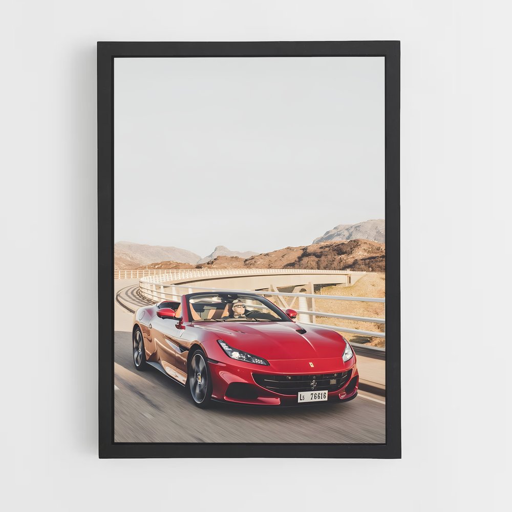 Poster Portofino de Vitesse – affiche Ferrari (vue 2)